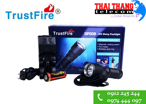 Đèn pin lặn cao cấp TrustFire DF-008 IPX8