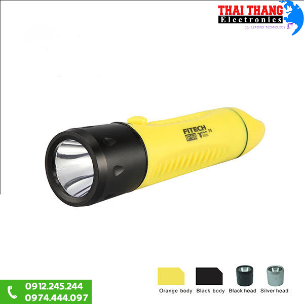 Đèn pin lặn chuyên dụng Fitech F8