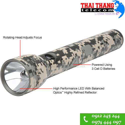 Đèn pin maglite 3d cell st3dmr6 rằn ri camo quân đội