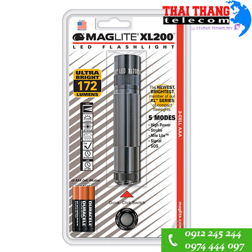 Đèn pin siêu sáng Maglite XL200 s3096