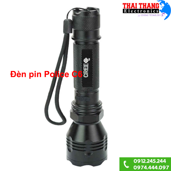 Đèn pin police C6 chính hãng giá rẻ