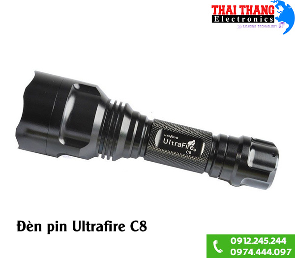 Đèn pin chống nước UltraFire C8