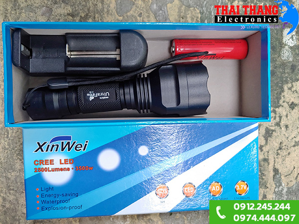 Đèn pin chống nước UltraFire C8