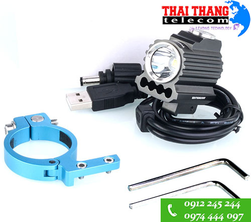 Đèn pin siêu sáng TrustFire TR-D017 lắp xe đạp