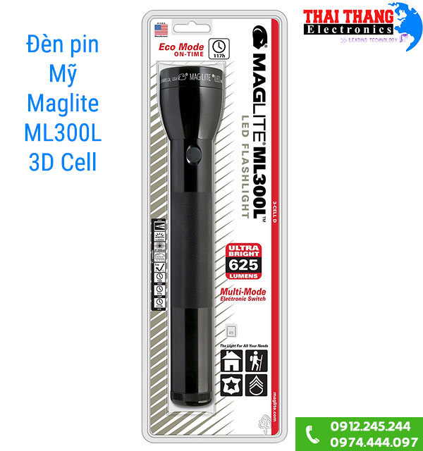 Đèn pin Maglite ML300L 3D Cell