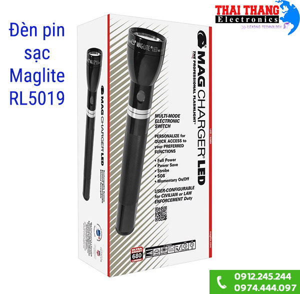 Đèn pin sạc Maglite RL5019 siêu sáng