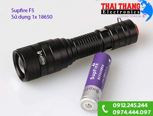 Đèn pin Supfire F5 siêu sáng giá rẻ