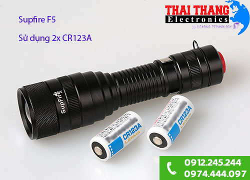 Đèn pin Supfire F5 siêu sáng giá rẻ