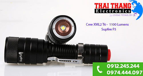Đèn pin Supfire F5 siêu sáng giá rẻ