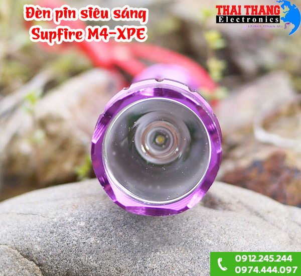 Đèn pin siêu sáng mini Supfire M4-XPE IP67