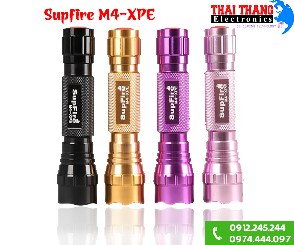 Đèn pin siêu sáng mini Supfire M4-XPE IP67