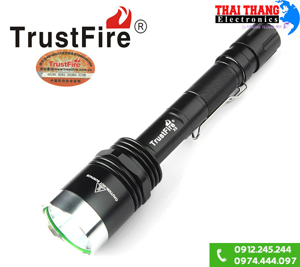 Đèn pin siêu sáng TrustFire X8 sáng trắng