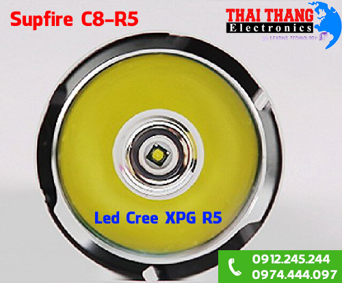 Đèn pin siêu sáng Supfire C8-R5