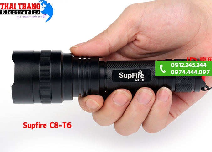 Đèn pin supfire C8-T6
