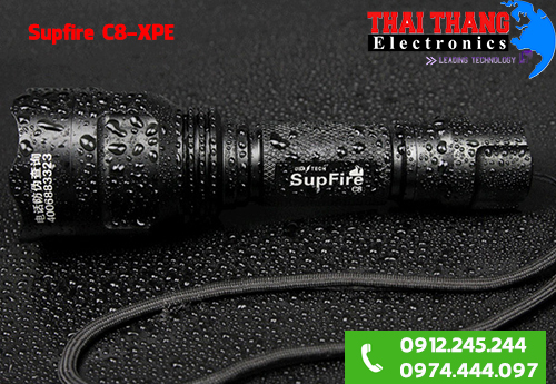 Đèn pin siêu sáng Supfire C8-XPE