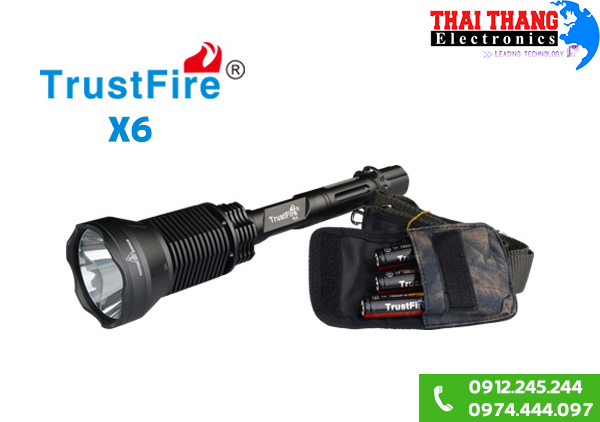 Đèn pin siêu sáng TrustFire TR-X6