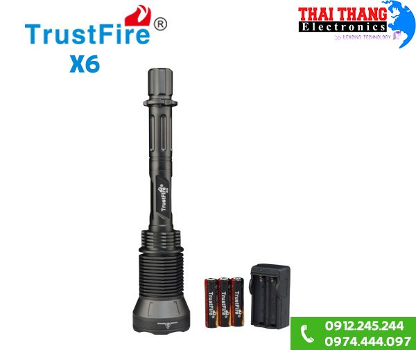 Đèn pin siêu sáng TrustFire TR-X6