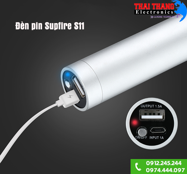 Đèn pin đa năng Supfire S11