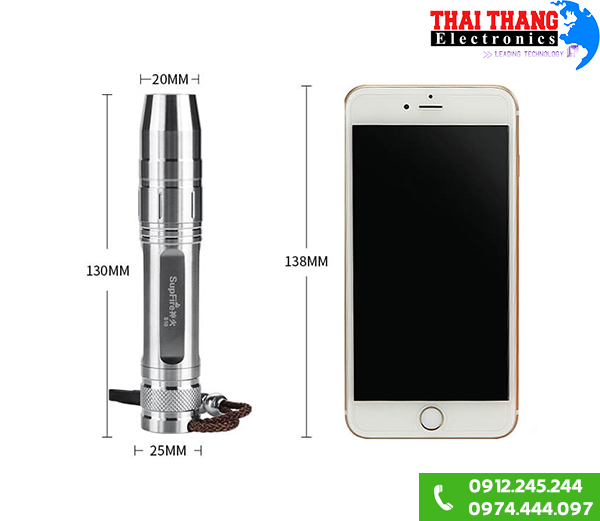 Đèn soi đá quý 3 trong một Supfire S10
