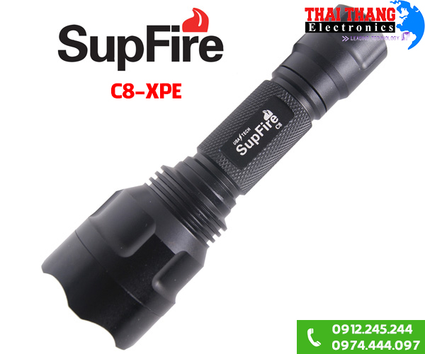 Đèn pin siêu sáng Supfire C8-XPE