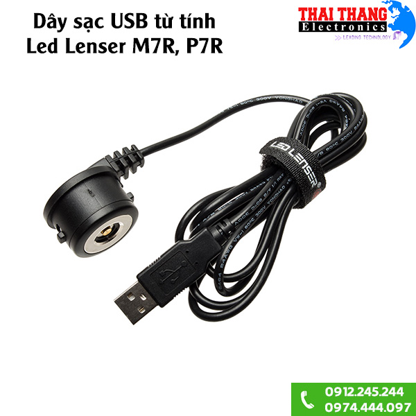 Cáp sạc từ tính Led Lenser M7R, P7R chính hãng