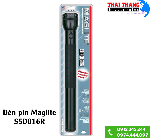 MAGLITE BÓNG KRIPTON (5 CELL D )  S 5D 016R