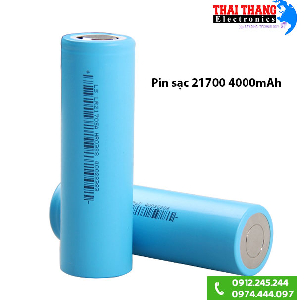 Pin sạc 21700 dung lượng 4000mAh
