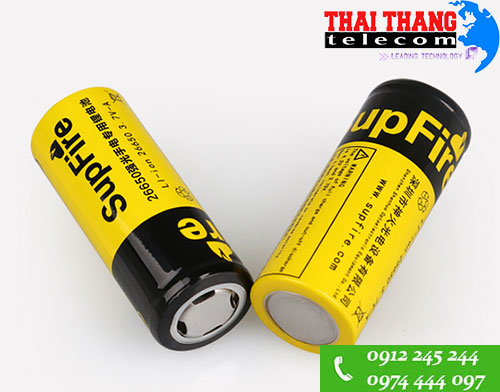 Pin sạc 26650 Supfire 4000mAh vàng chính hãng