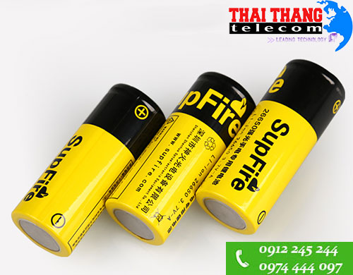 Pin sạc 26650 Supfire 4000mAh vàng chính hãng