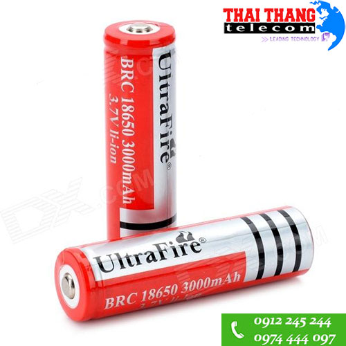 Pin sạc UltraFire 18650 có mạch bảo vệ