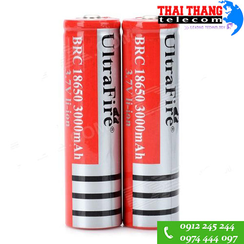 Pin sạc UltraFire 18650 có mạch bảo vệ