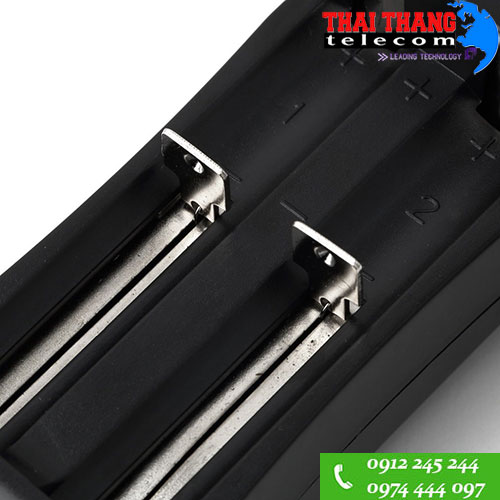 Sạc pin đôi 18650 3.7V 500mA đa năng
