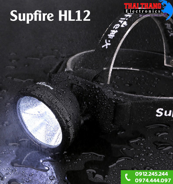 Đèn pin đội đầu siêu sáng pha to Supfire HL12