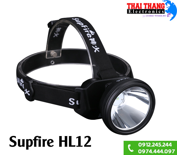 Đèn pin đội đầu siêu sáng pha to Supfire HL12