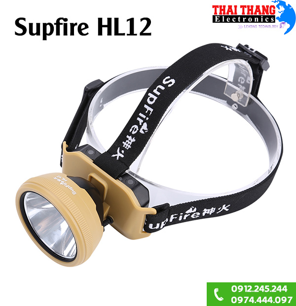 Đèn pin đội đầu siêu sáng pha to Supfire HL12