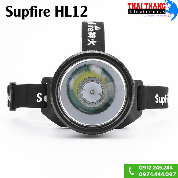 Đèn pin đội đầu siêu sáng pha to Supfire HL12