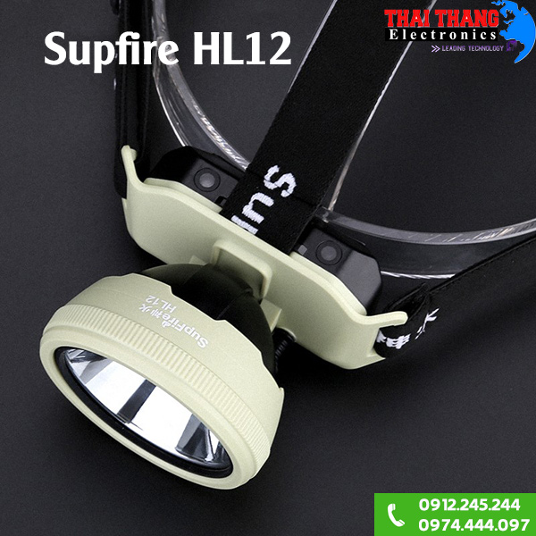 Đèn pin đội đầu siêu sáng pha to Supfire HL12