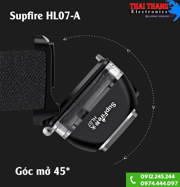 Đèn  pin đội đầu Supfire HL07-A
