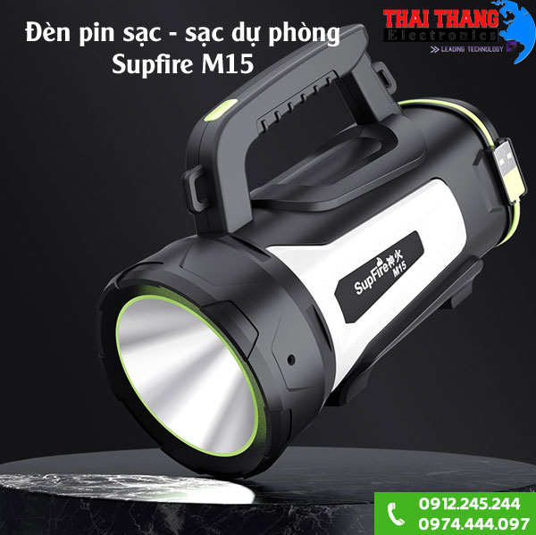 Đèn pin cứu hộ chuyên dụng Supfire M15