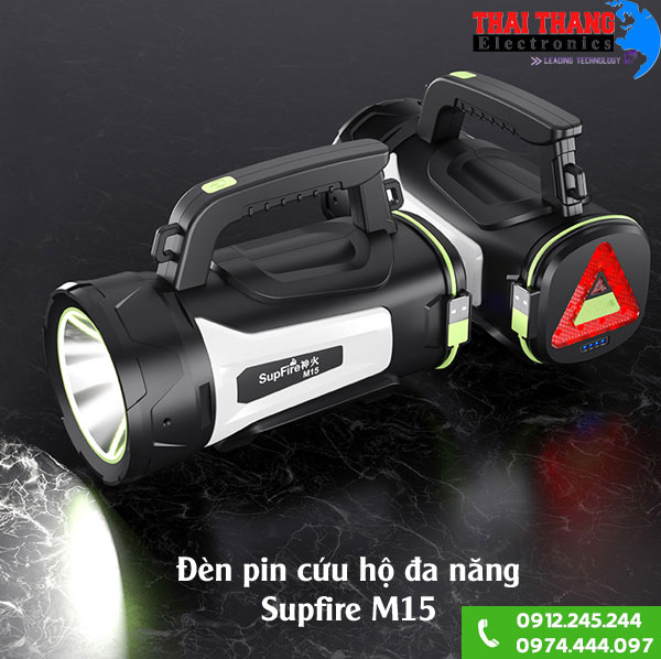 Đèn pin cứu hộ chuyên dụng Supfire M15