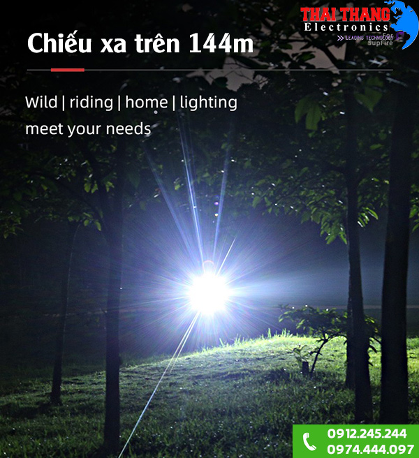 Đèn UV siêu sáng 2 trong 1 Supfire G3