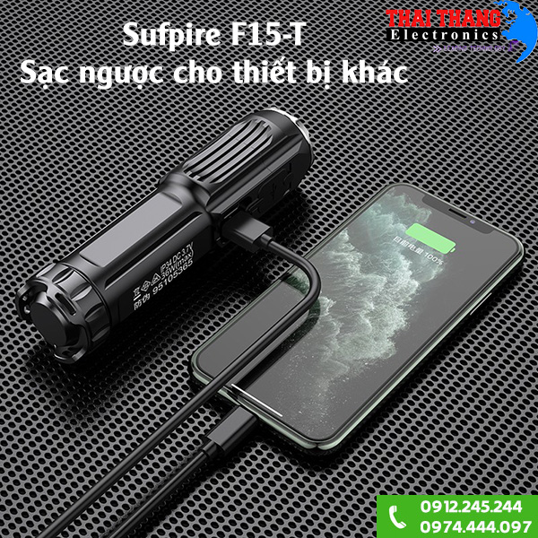 Đèn pin siêu sáng Supfire F15-T
