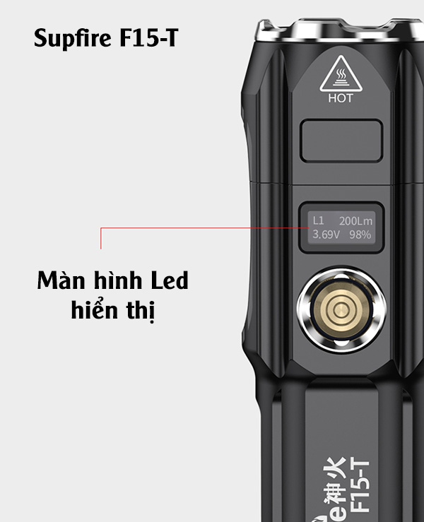 Đèn pin siêu sáng Supfire F15-T