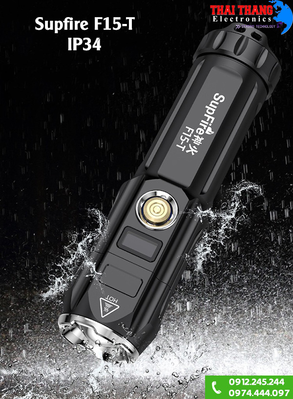 Đèn pin siêu sáng Supfire F15-T