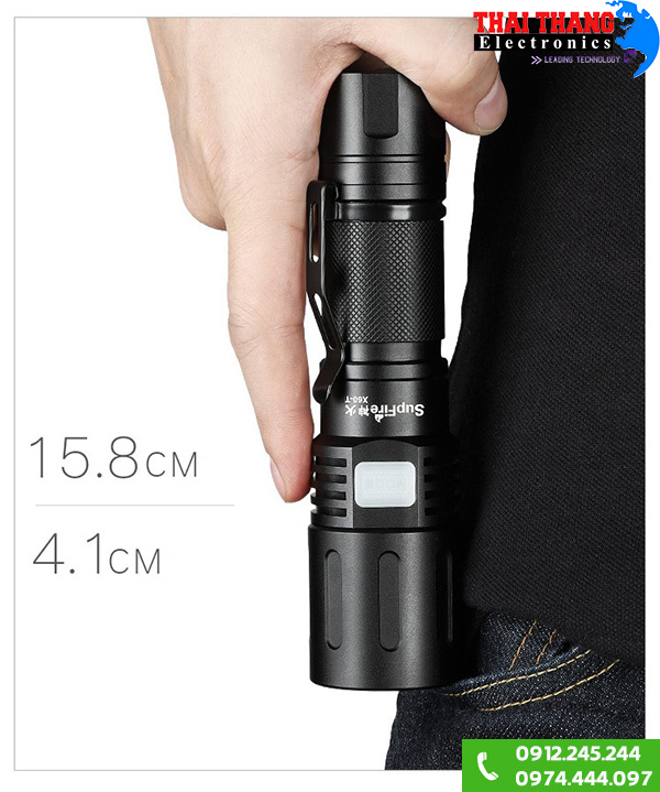 Đèn pin cầm tay siêu sáng Supfire X60-T
