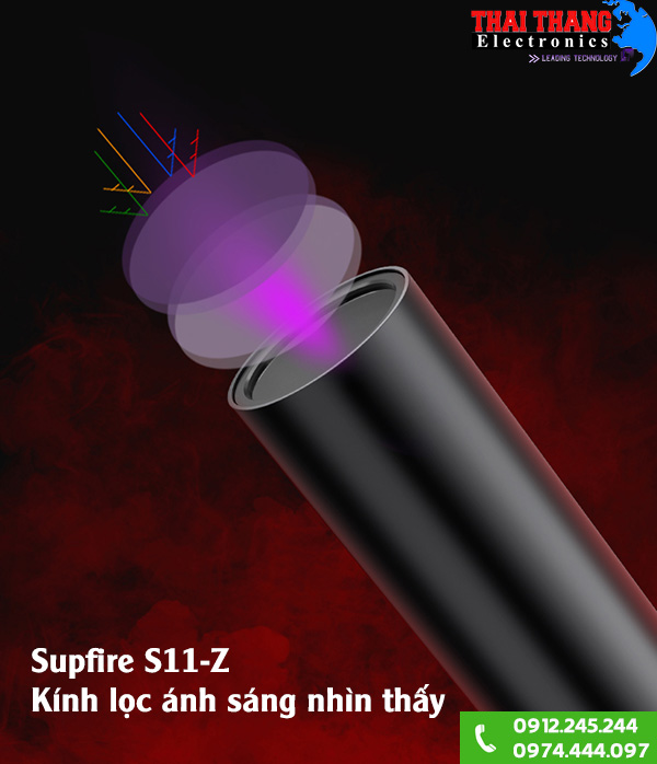Đèn pin chiếu tia UV Supfire S11-Z