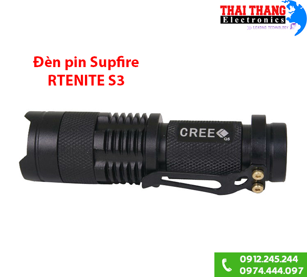 Đèn pin Supfire S3 mini siêu sáng