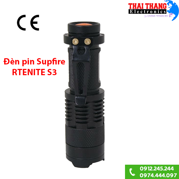 Đèn pin siêu sáng Supfire RTENITE S3