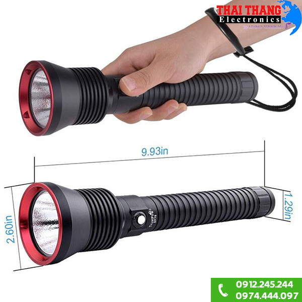Đèn pin chống nước lặn biển TrustFire DF07 70m