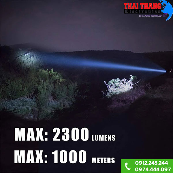 Đèn pin chiếu xa TrustFire T70 xa 1km